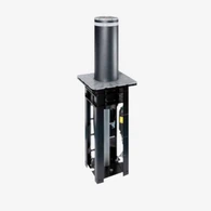 K12 aksidan rated otomatik rétractable bollard