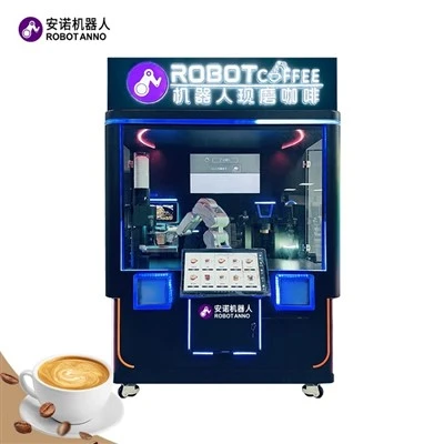 AI robo kafe machin lavant